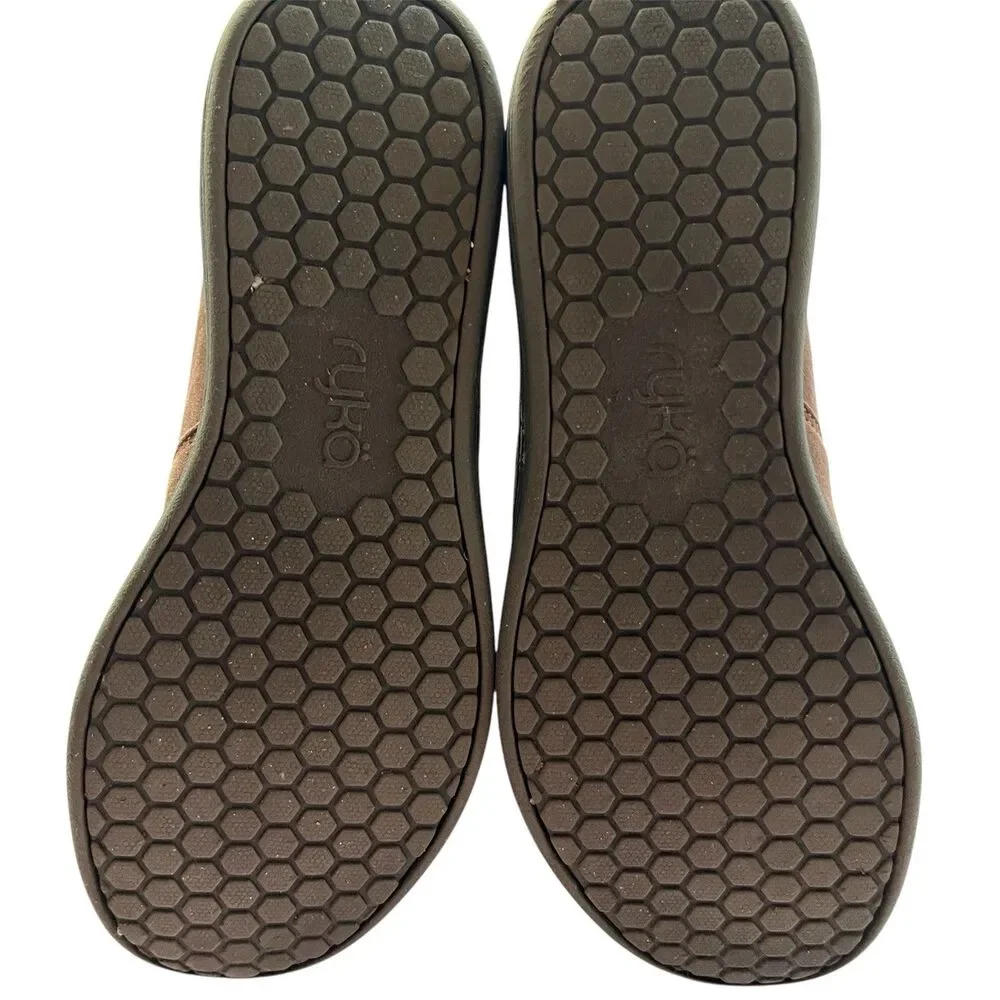 Ryka Noelle Brown Ankle Boots Water Repellent Fabric Upper Light Wear Size 8.5M - Picture 5 of 6